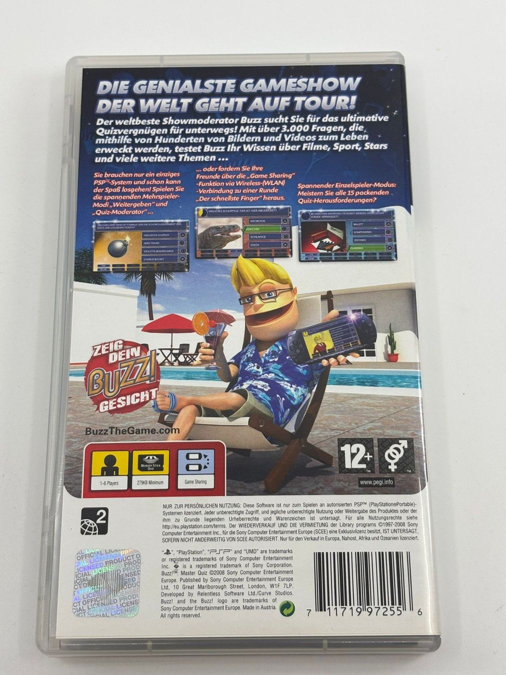 Giochi: Buzz Master Quiz (PSP) – Usato da Herisau venduto da Seyashop1 2