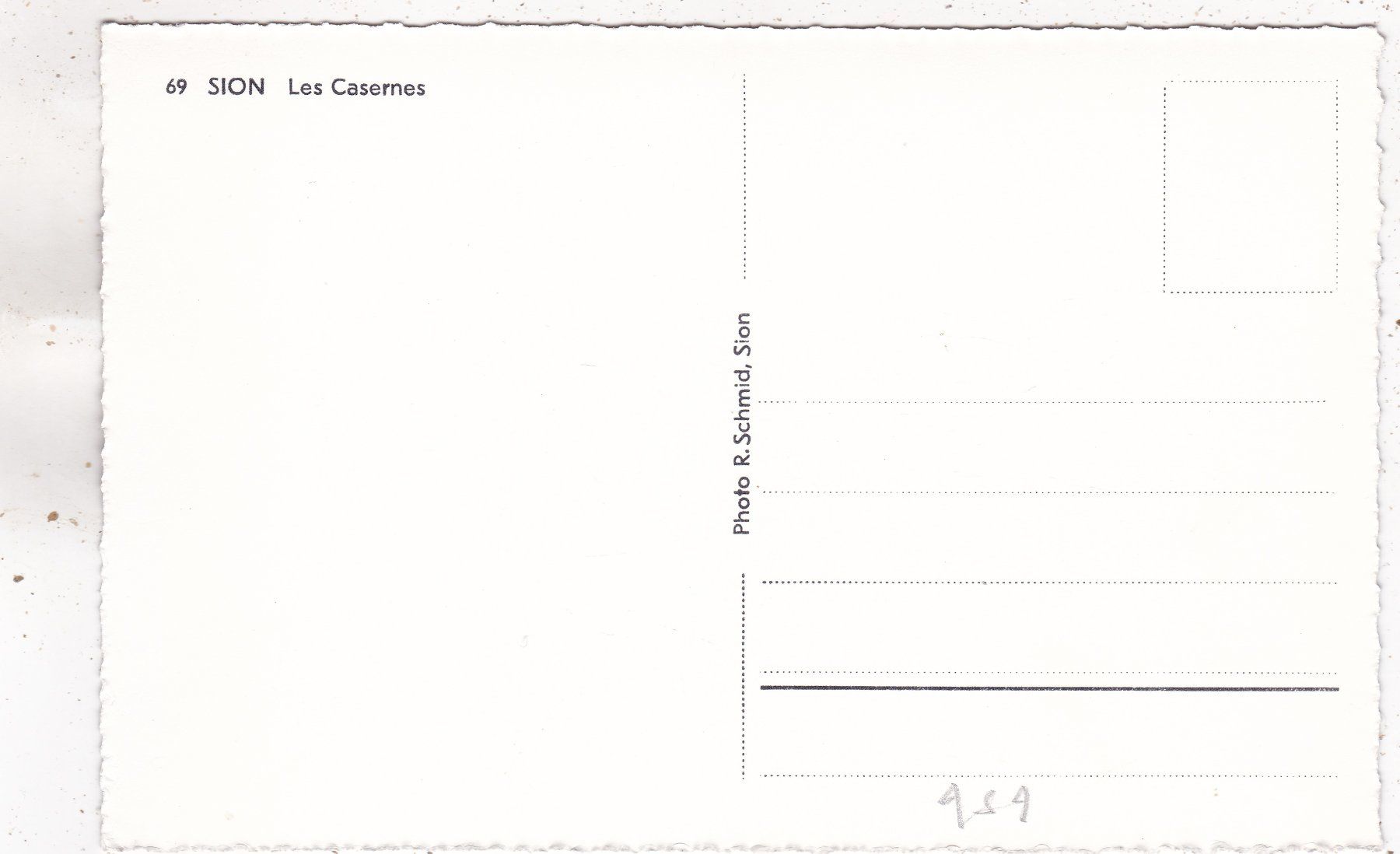 Cartoline postali: Sion Les Casernes – Usato da Herisau venduto da Lisegrat2008 1