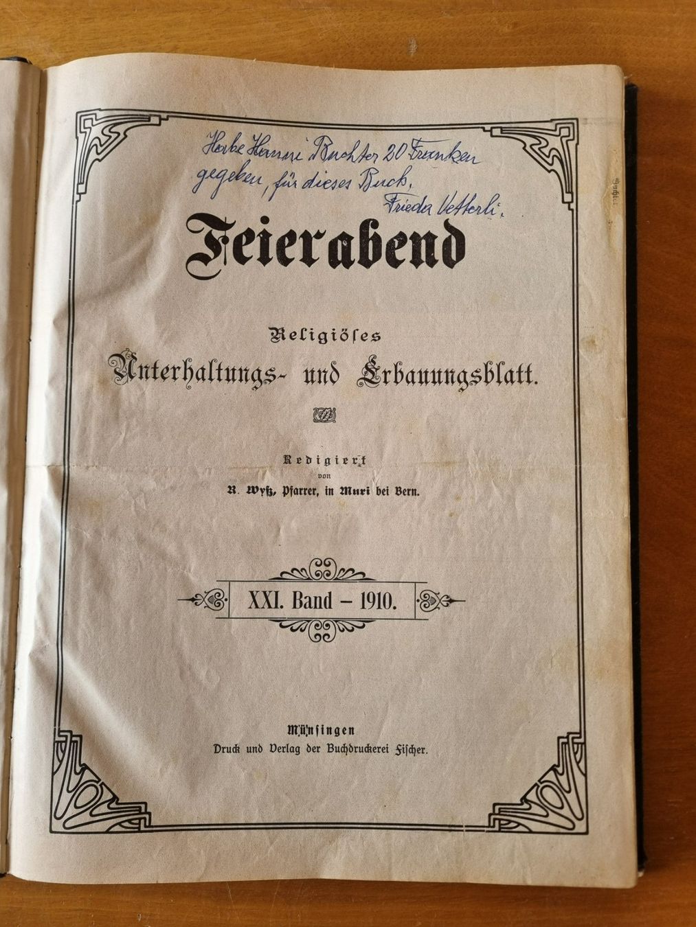 Livres: Antikes Buch – D'occasion à Rheinklingen par Weinberg14 2