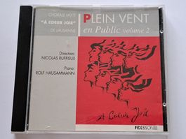 Cd Plein Vent en Public / Chorale A Coeur Joie Lausanne 