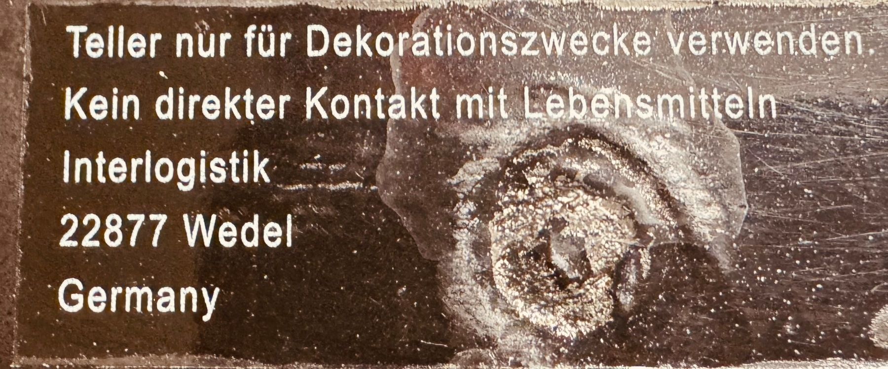 Piatti di portata: Dekorative Servierteller in Holzoptik (8x) – Usato da Hünenberg venduto da Robe0 2