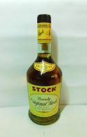 Rarität Brandy to Stock Brandy Original 1980s