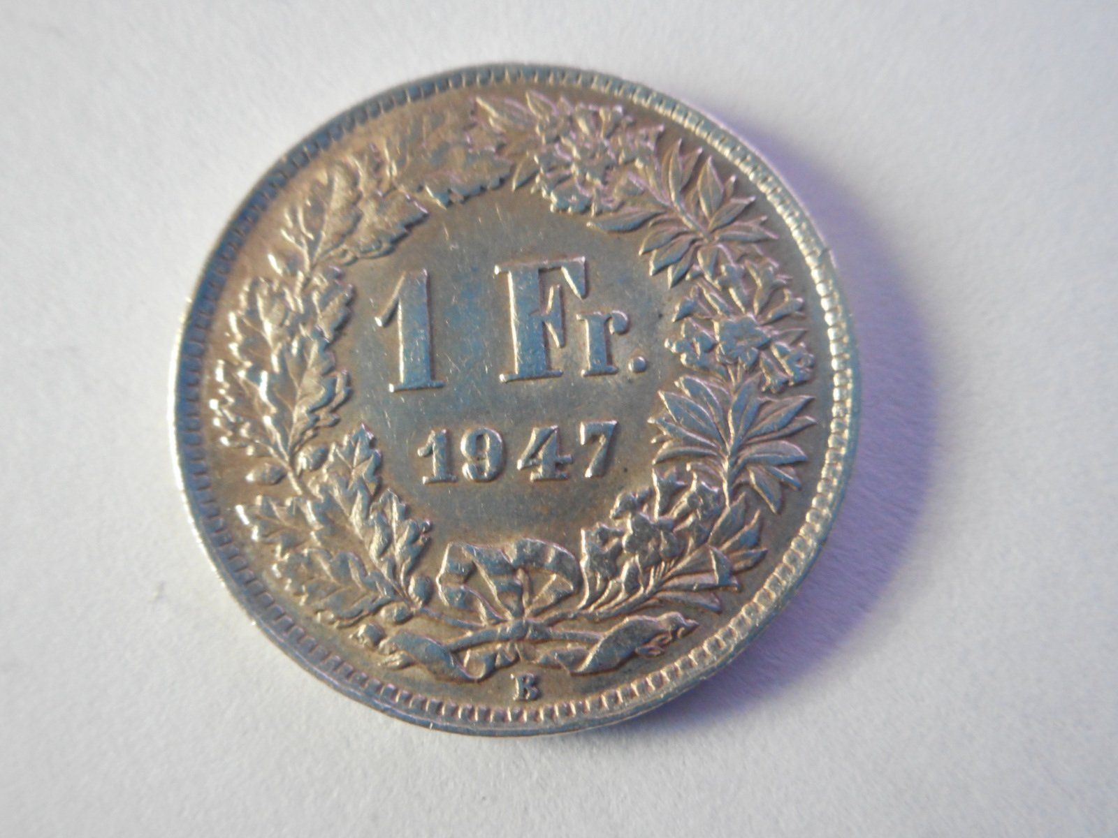 Alle Münzen: 1 Fr. 1947  silber – Gebraucht aus Kriegstetten von pizlad2010