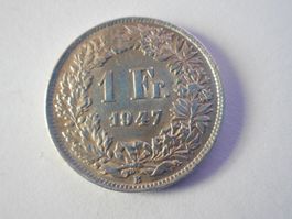 1 Fr. 1947  silber