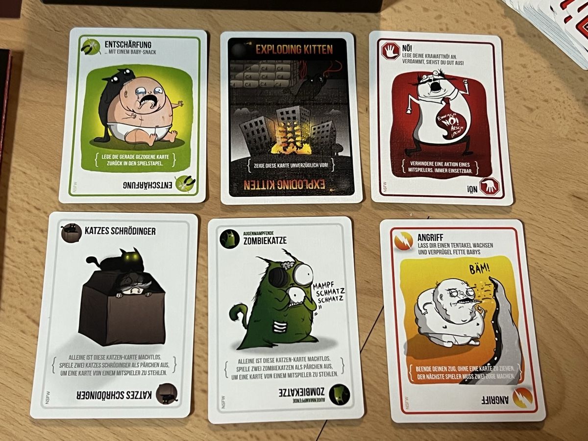Spiele: Exploding Kittens Kartenspiel, guter Zustand! – Neu (gemäss Beschreibung) aus Oekingen von steph.67 3