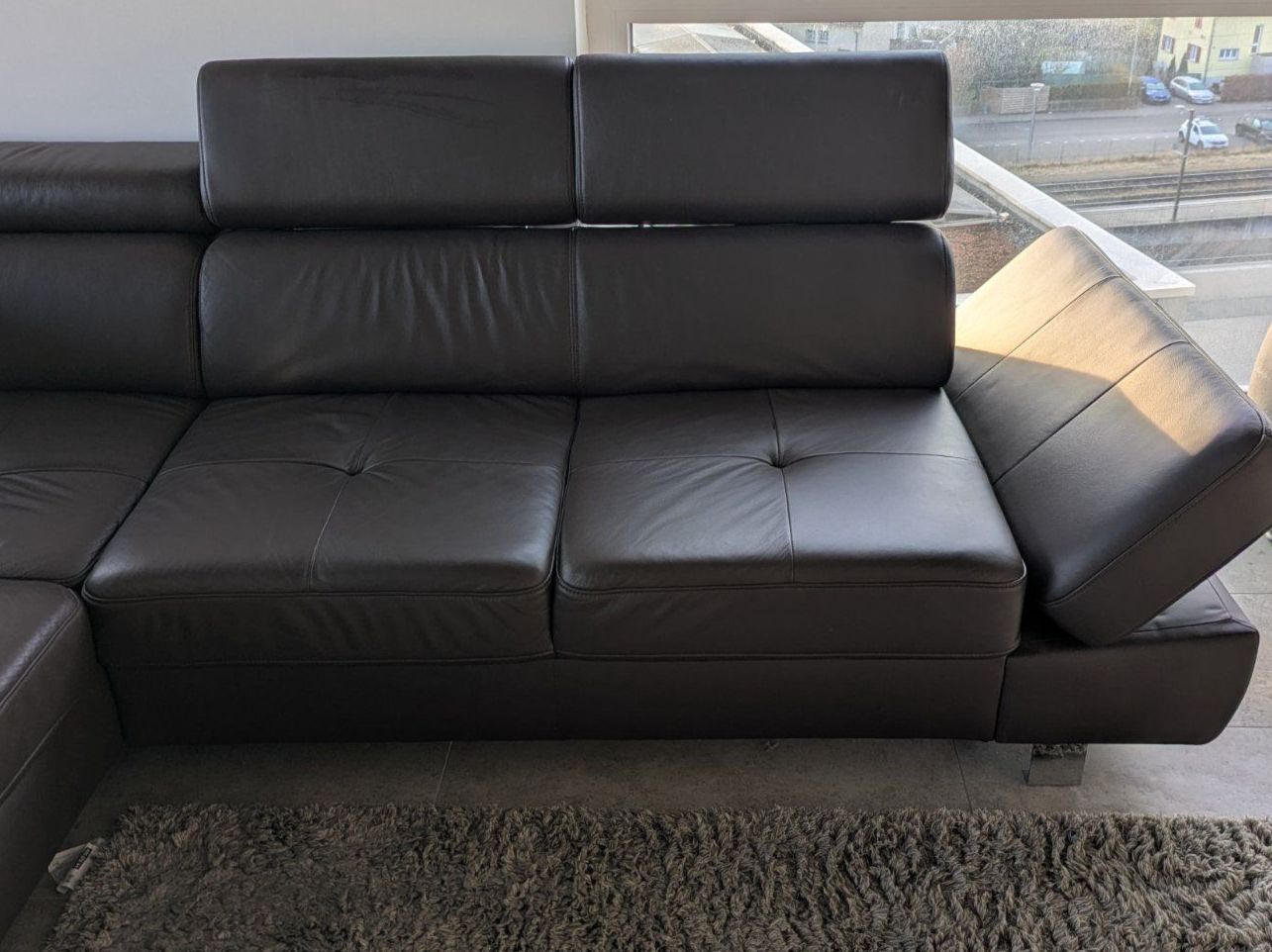 Sofas: Ecksofa dunkelbraun – Gebraucht aus Heerbrugg von zec_r5gc 2