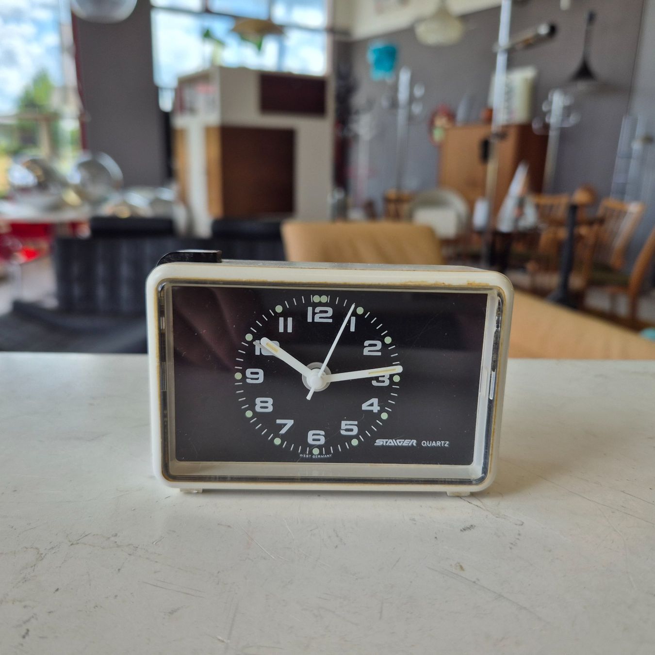 Sveglie: 80s Alarm Clock Wecker Uhr Staiger Quartz Reisewecker – Usato da Nottwil venduto da Wondewa-Shop 9