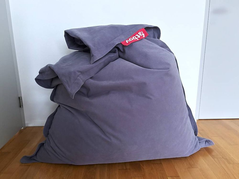 Fatboy Sitzsack Original, grau, Top Zustand! 1
