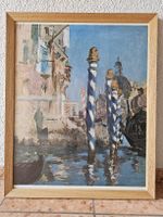 Grosses Bild Venedig in Holzrahmen