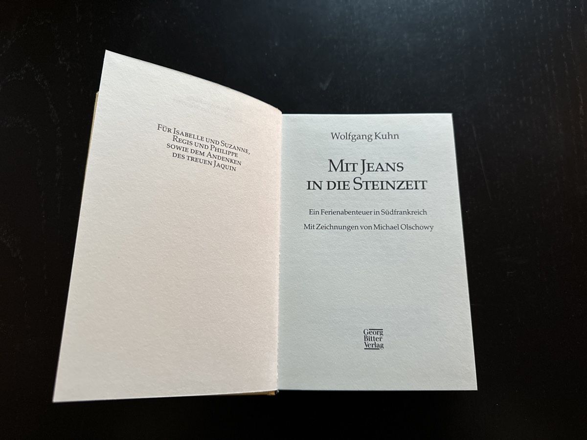 Libri: Mit Jeans in die Steinzeit – Usato da Erstfeld venduto da Uhu1980 1