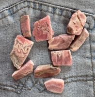 Rhodochrosite   Steine zum Sammeln.   Reststücke aus Atelier