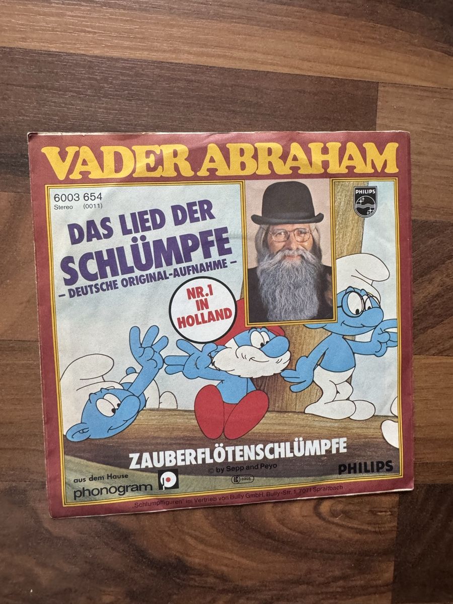 Dischi in vinile: Vader Abraham - Lied der Schlümpfe - 7" Single - 70s – Usato da Rorbas venduto da BlackstarRecords 1