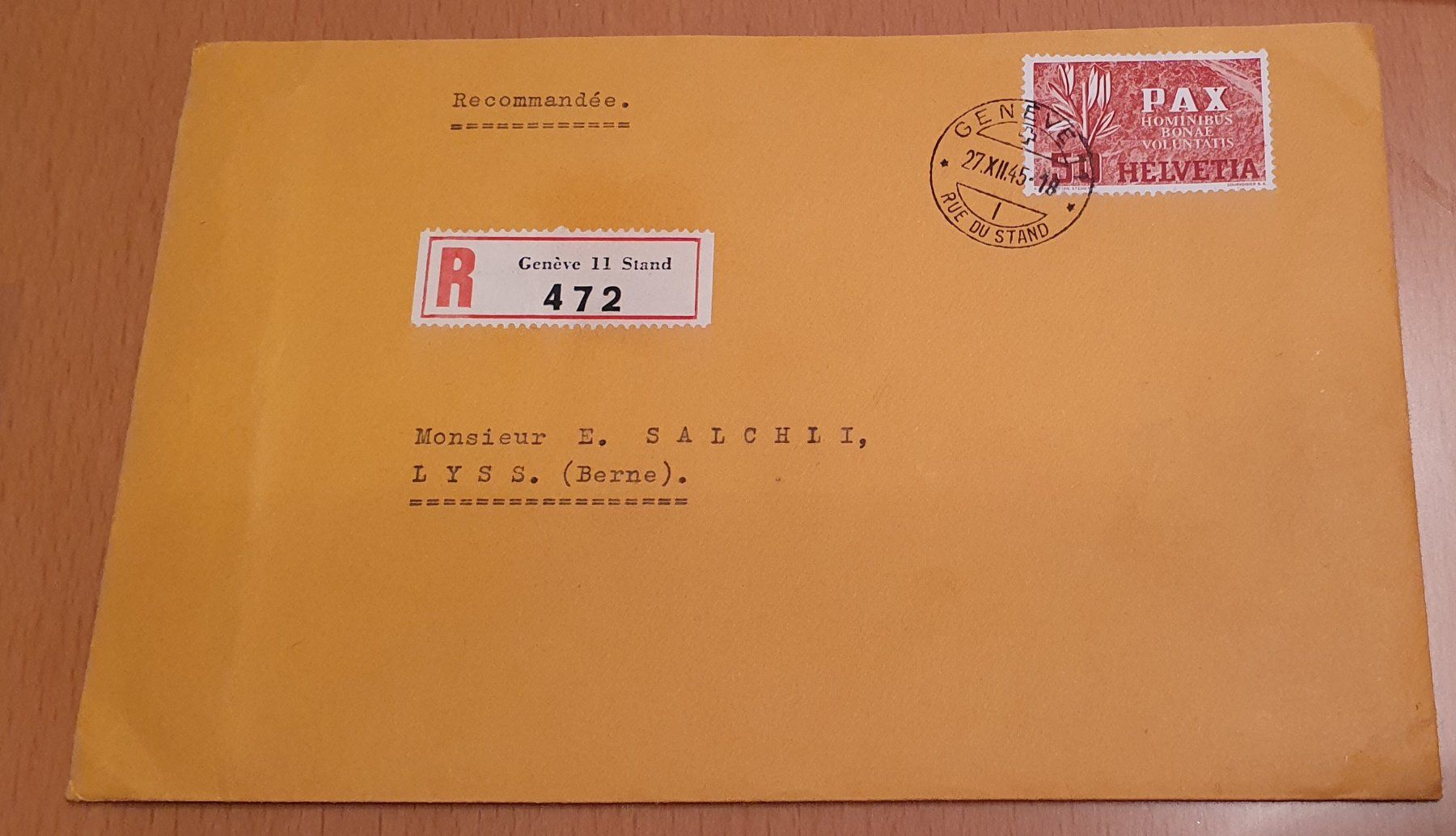 Tutti i francobolli: 1945 Lot Paxmarken Gestempelt – Usato da Kreuzlingen venduto da Rschweiz1 6