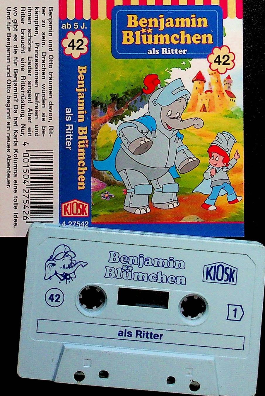 Musicassette: MC Benjamin Blümchen 42 als Ritter Hörspiel – Usato da Reitnau venduto da Zaomir 1