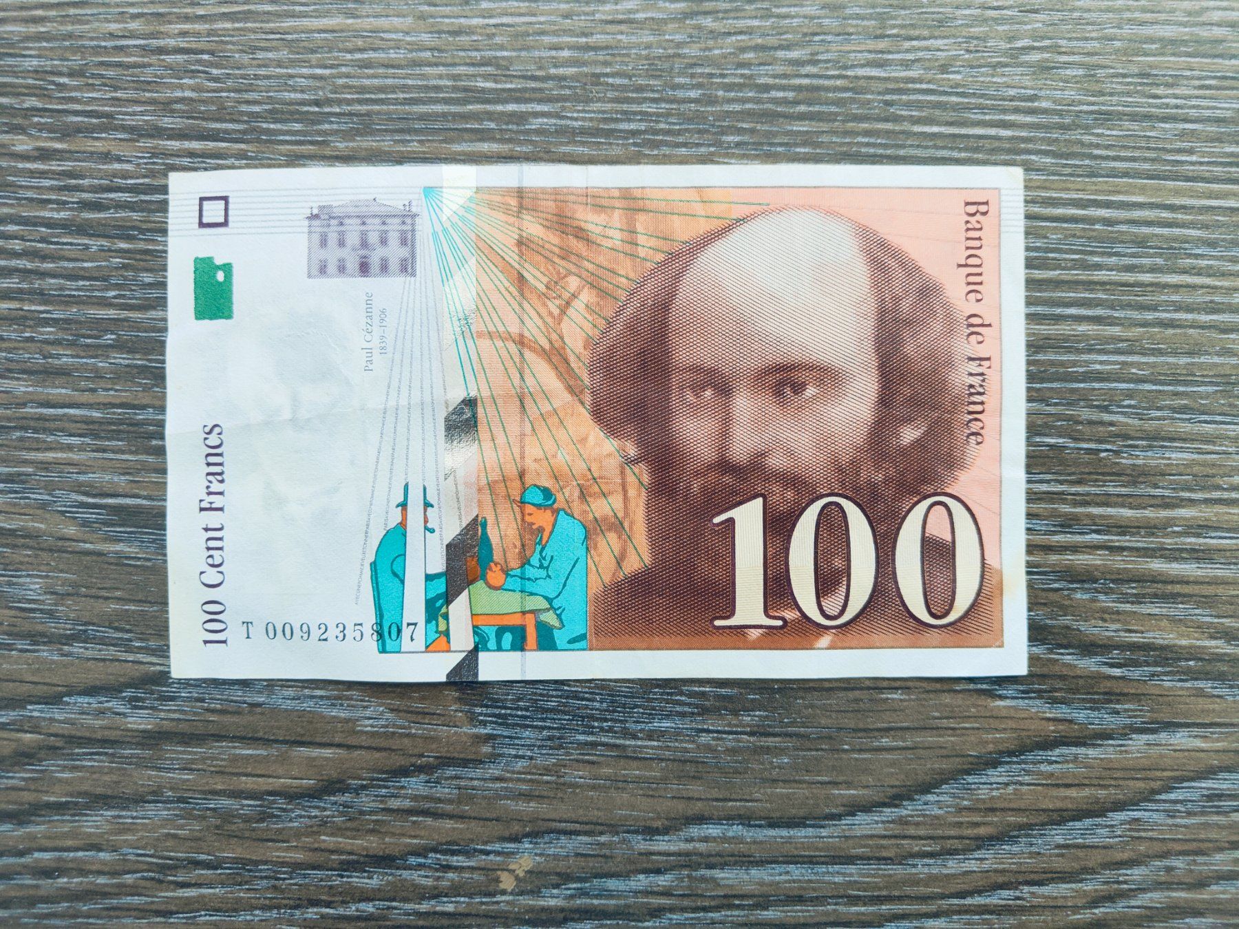 Banknoten: Frankreich 100 Francs 1997 !!!!!!! – Gebraucht aus Flaach von Lonzo99