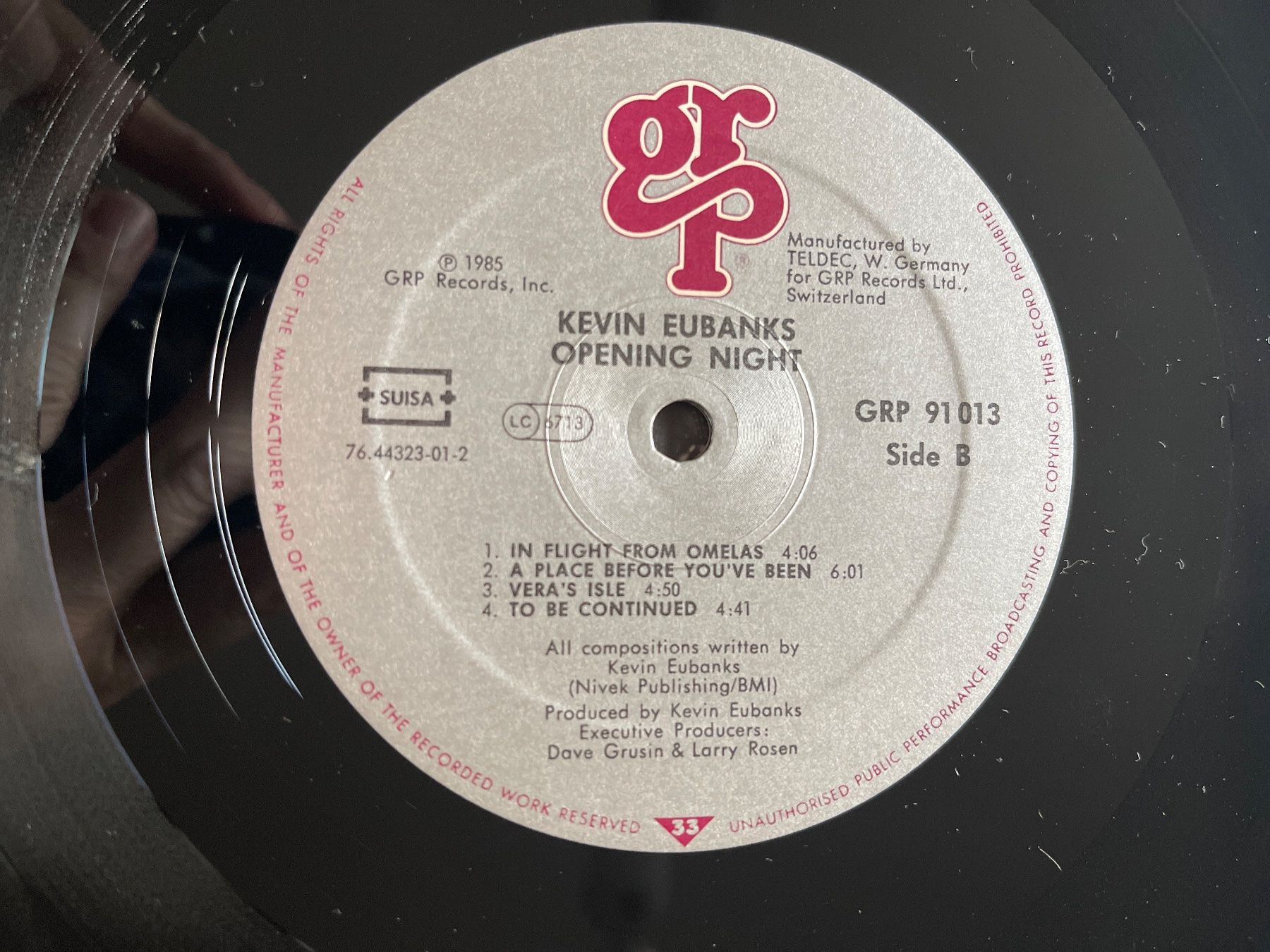 Dischi in vinile: A88/Kevin Eubanks - Opening Night – Usato da Frutigen venduto da Philippe_jsp 2