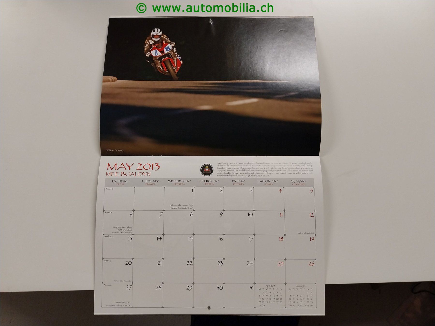 Calendari: Isle of Man 2013 Kalender – Usato da Weingarten-Kalth venduto da Bettelbruenneli 4