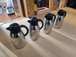 4x gebr. Isolierkanne für Tee und Kaffee ab 1.-