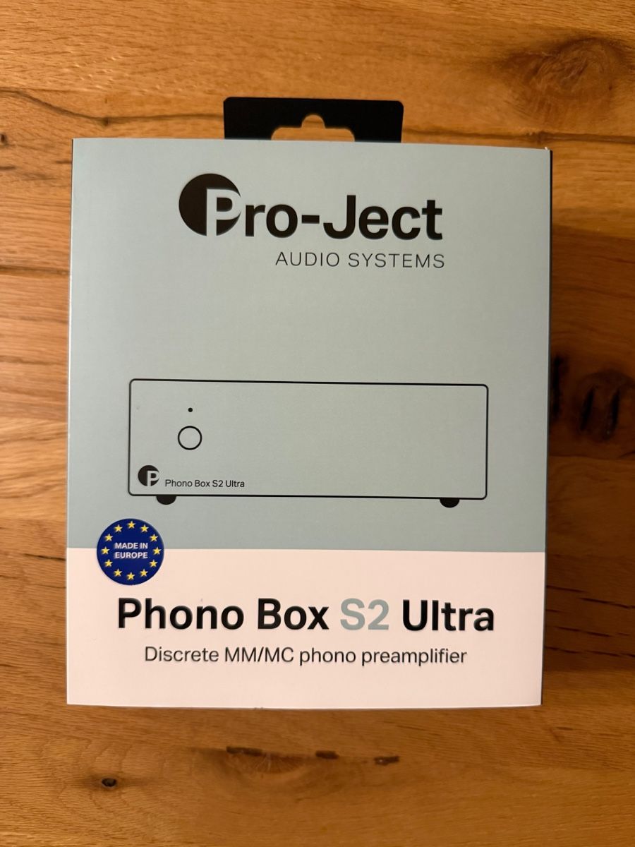 Pro-ject Amplificatori: Pro-Ject Phono Box S2 Ultra Black  – Nuovo e nell'imballaggio originale da Winterthur venduto da GK_001