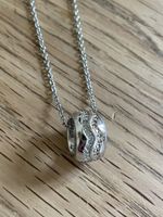 Halskette mit Ringanhänger Swarovski