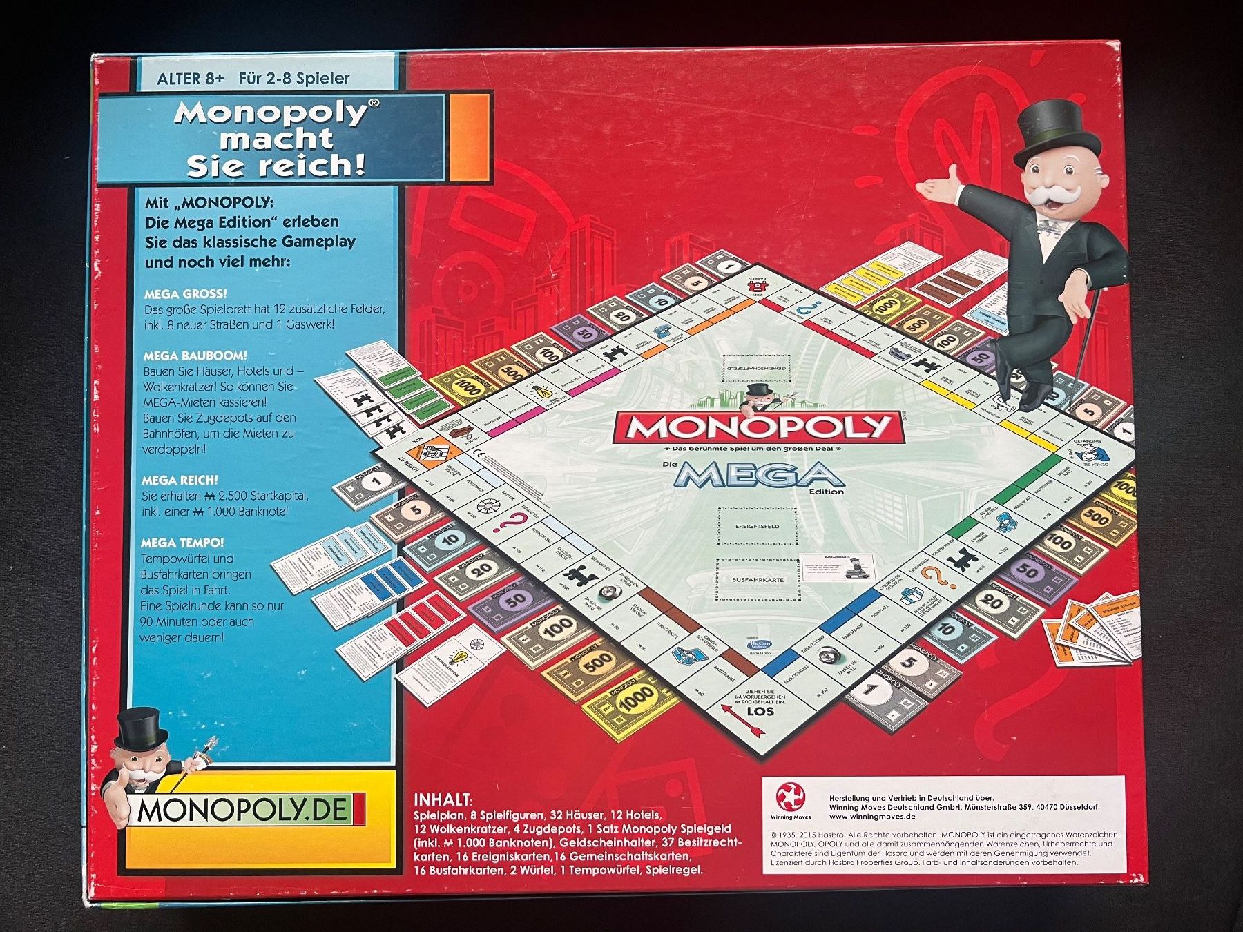 Hasbro Spiele: 🎲 MONOPOLY DIE MEGA EDITION 2015 Hasbro – Neu (gemäss Beschreibung) aus Vaduz von NotNeeded 1