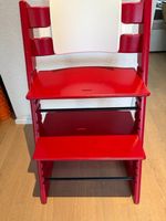 Stokke Tripp Trapp Hochstuhl (rot) mit Baby Set & Tray