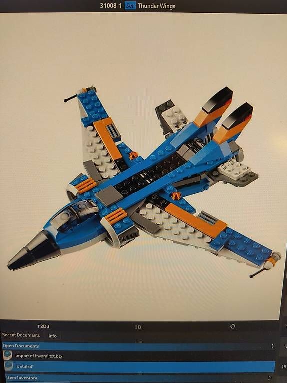 Jeux de construction: Lego Technic 31008 Thunder Wings – D'occasion à Umiken par Frogonier