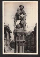 AK Bern , Simsonbrunnen , 1927