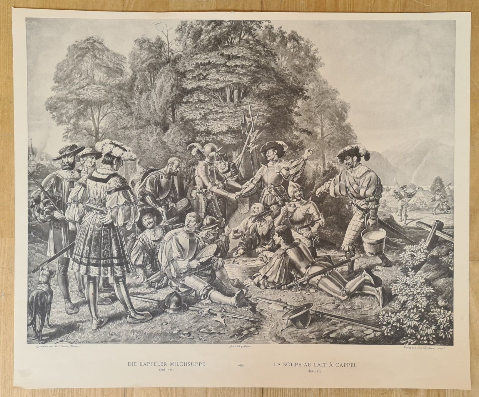 Foto & Immagini: Die Kappeler Milchsuppe  - Juni 1592 – Usato da Röthenbach i. E. venduto da Heureka5
