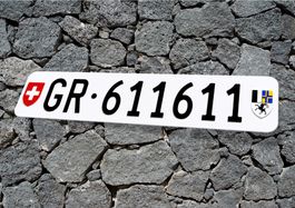 GR Autonummer/Kontrollschild