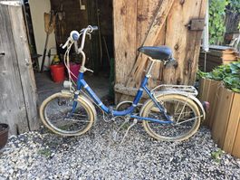 Klapprad "Roma Sport" blau funktionstüchtig guter Zustand