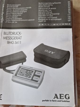 Blutdruck-Messgerät BMG 5611 von AEG