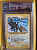 Pokémon Shining Raichu Neo Destiny Unlimited BGS 9 Mint Holo