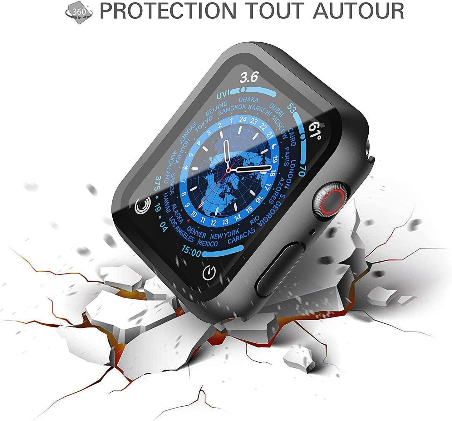 Covers & Schutzfolien: Coque+verre Apple Watch 42mm Série 4/3 – Neu und originalverpackt aus Morges von DigiAC 5
