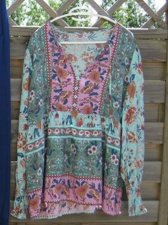 Camicette: Boho-Bluse XXL – Usato da Stäfa venduto da Flurina12