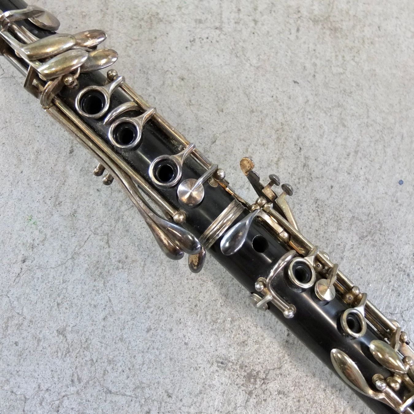 Strumenti musicali: Alte Ebonit Klarinette, Modell Console – Usato da Basel venduto da Brocki-auf-dem-Wolf 2