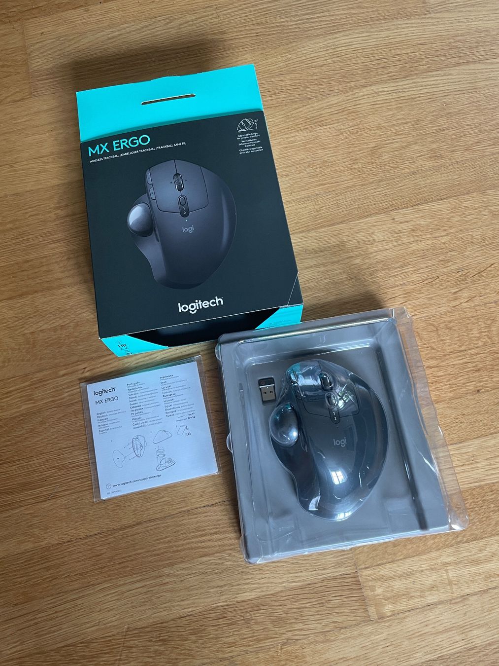 Logitech Mouse: Logitech MX Ergo Trackball Mouse, gebraucht, OVP – Usato da Küsnacht ZH venduto da burningfish 2