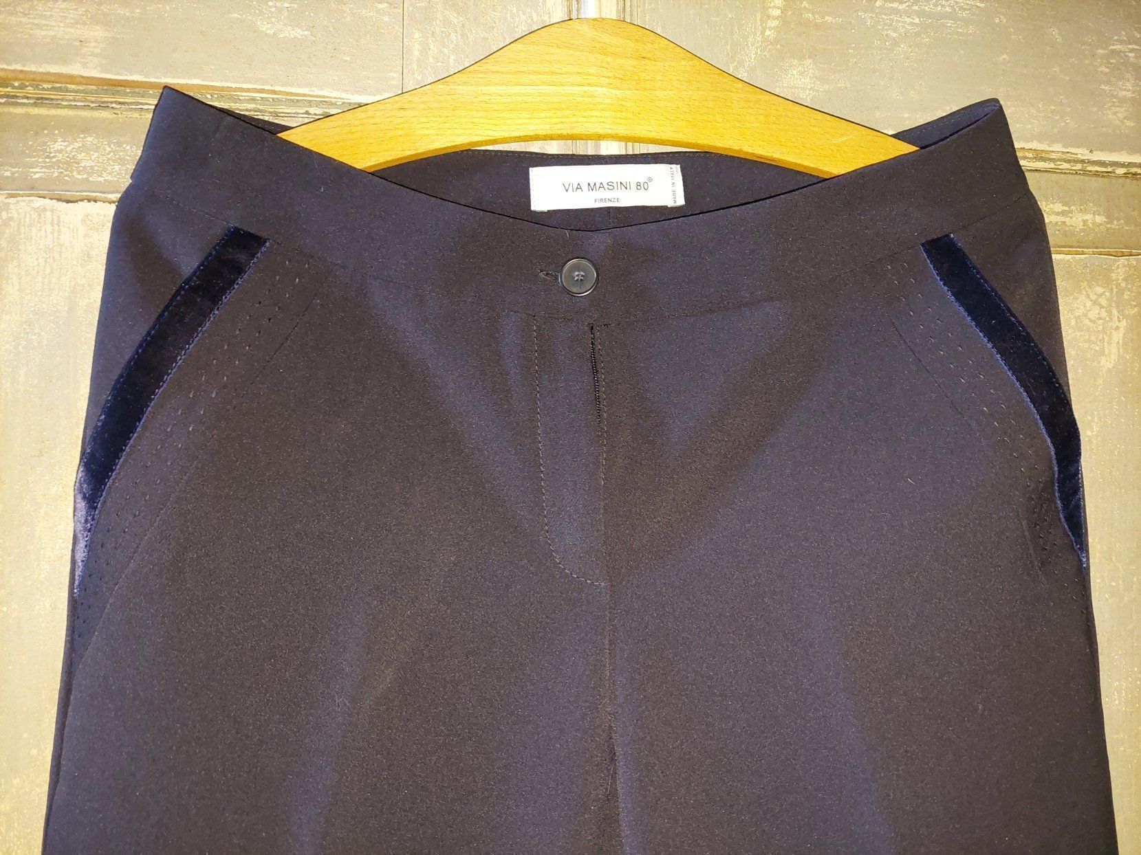 Pantaloni: Via Masini 80 . Hose dblau 36 – Nuovo e nell'imballaggio originale da Besenbüren venduto da teluride89 2