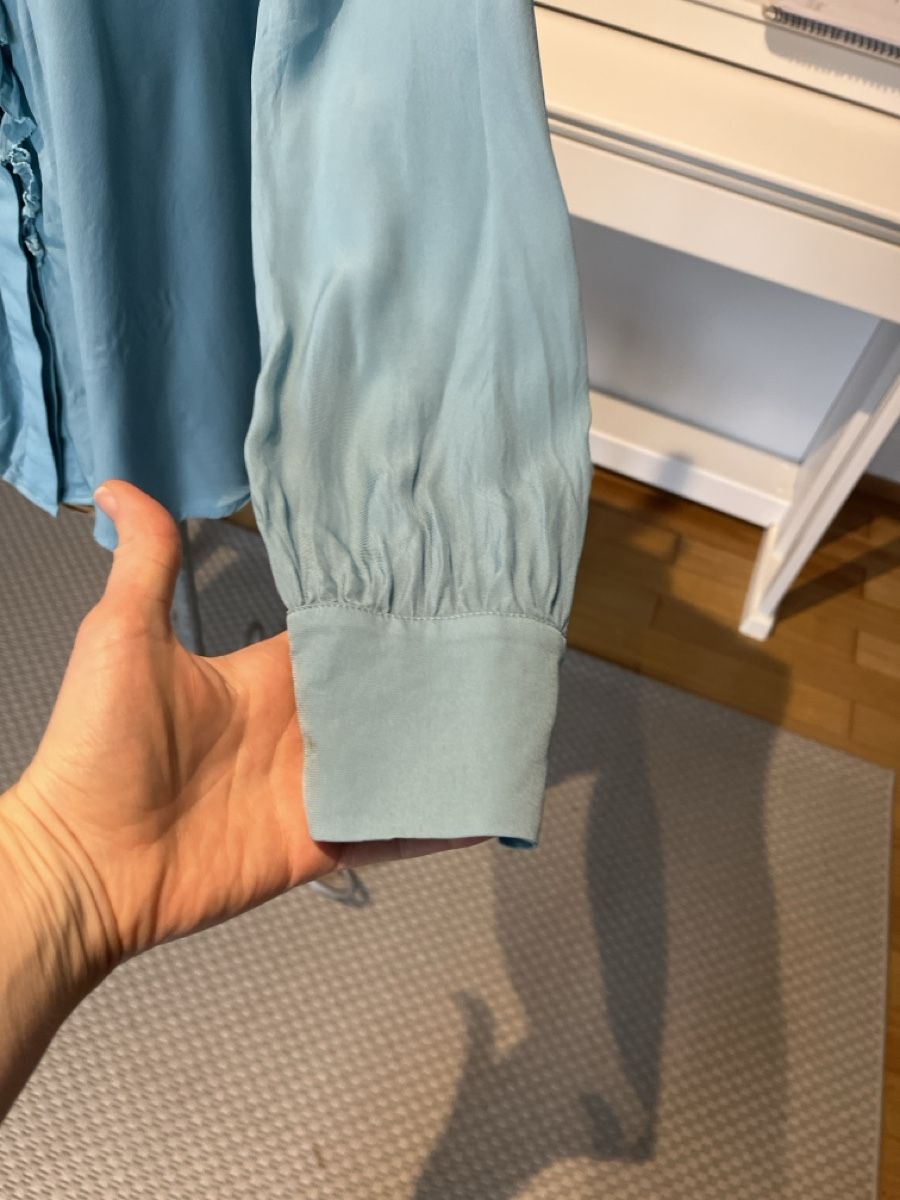Manor Blusen: Edle Bluse mit Rüschen, Manor, 38 – Gebraucht aus Solothurn von Bobesch08 3