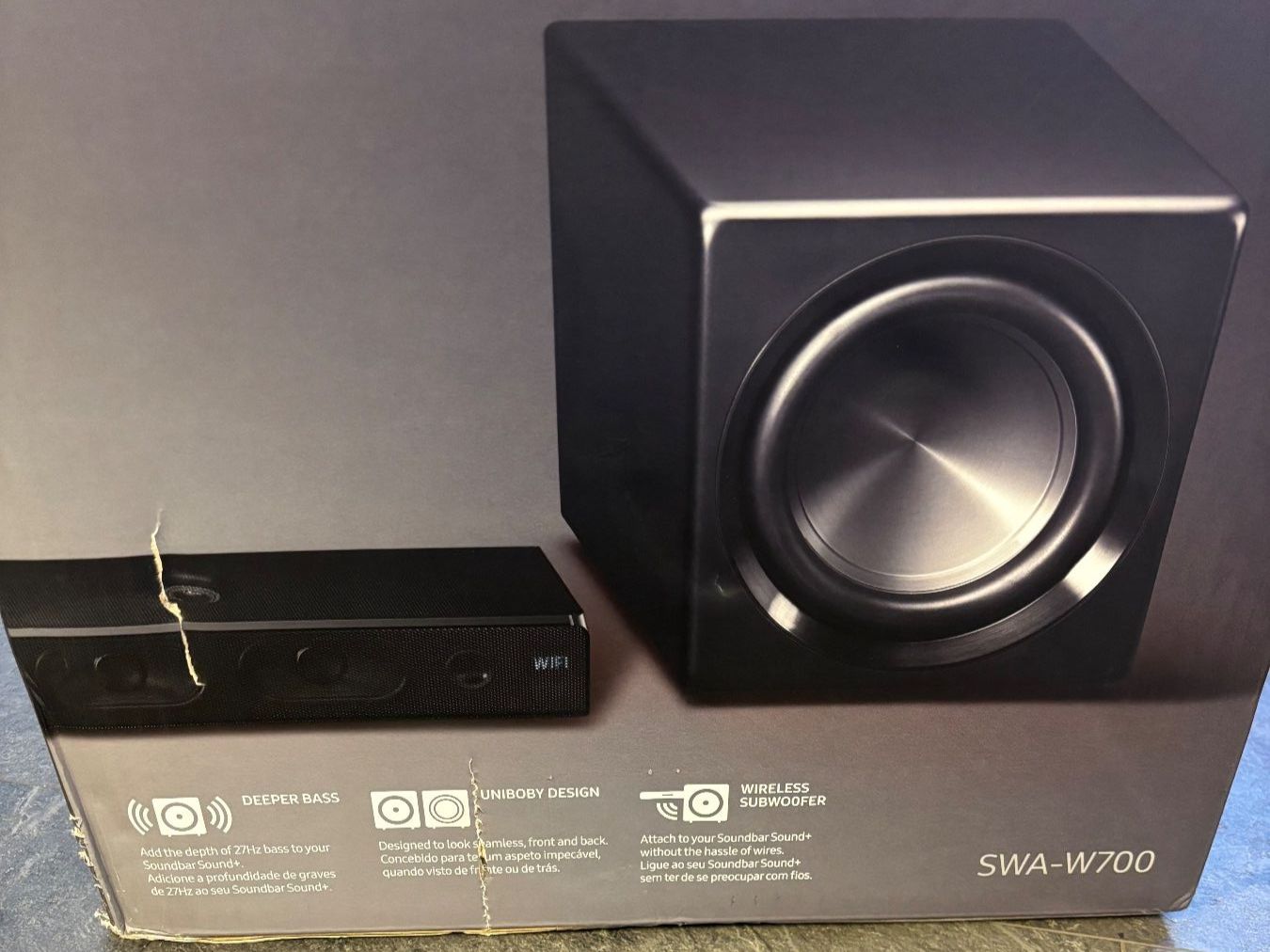 Samsung Heimkino: Barre de son Samsung avec caisson de basse sans fil – Neu und originalverpackt aus Crans-Montana von TaniaCretton 6