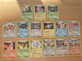 Pokémon Vintage 14 Karten 2004 – EX Feuerrot & Blattgrün DE