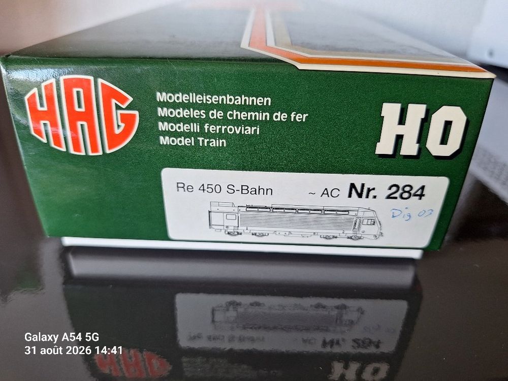 Hag HO digital. Locomotive Re 450 099-7 S-Bahn, Volketswil (Neu und ...