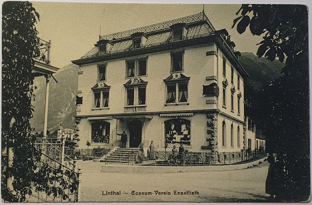 Linthal Kt. Glarus Konsum-Verein Ennetlinth (Gebraucht) in Netstal für ...