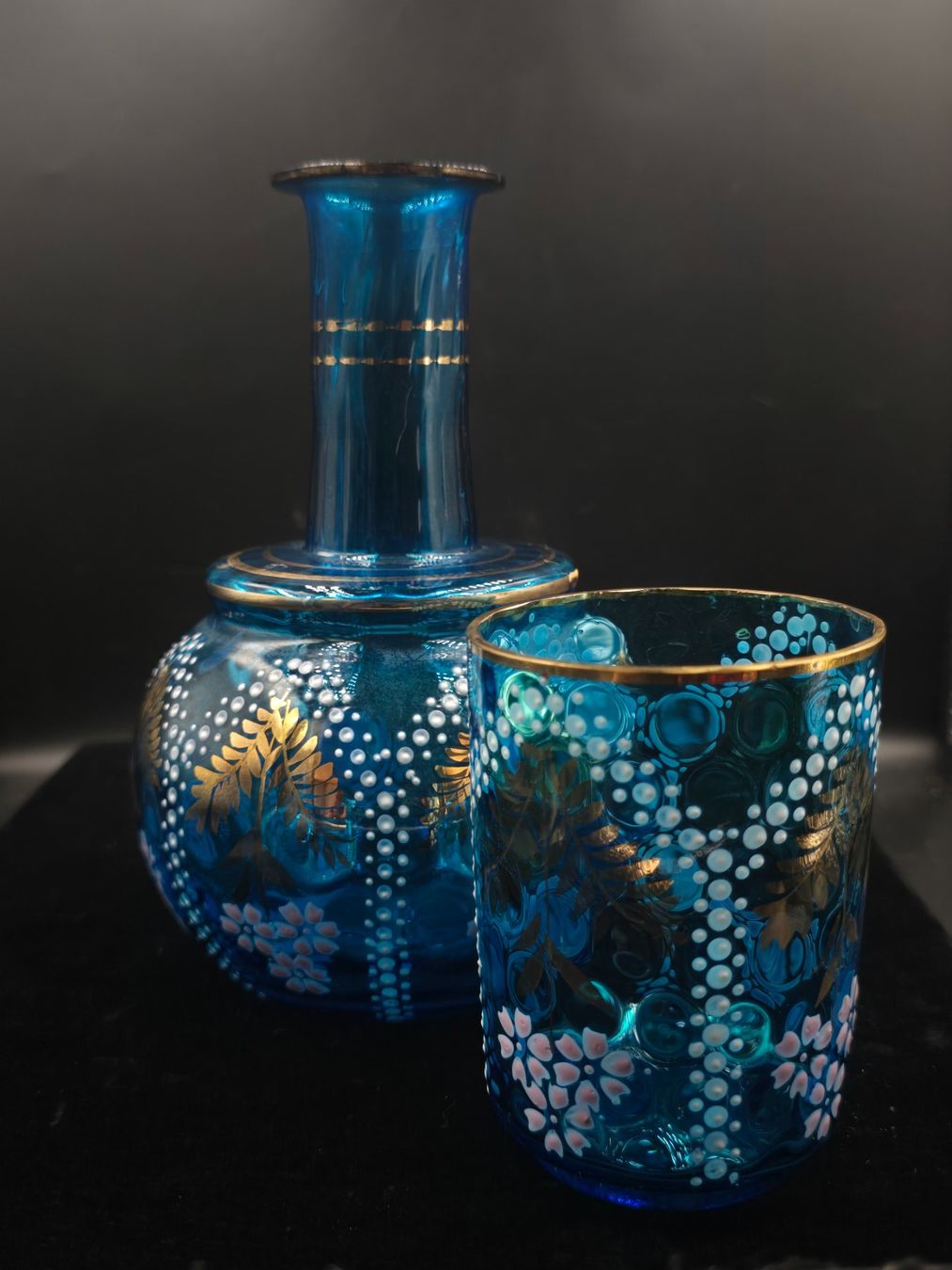Carafes: Antike Karaffe und 1 Glas – D'occasion à Rorschacherberg par snOOpydOg11 7