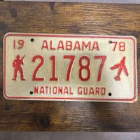 🇺🇸 1978 Vintage U.S. Autoschild - Alabama 21787