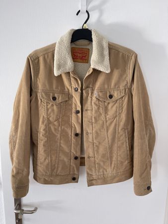 Levi's Cord sherpa Winter Jacke mit Teddyfutter Gr. S - Top!