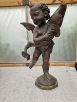 Temarte statue child and dolphin after Andrea del Verrocchio