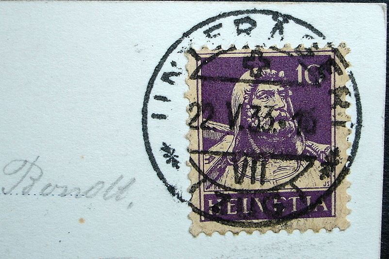 Cartoline postali: UNTER-AEGERI mit Glärnisch – Usato da Jona venduto da philajona 1