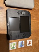 Nintendo 2DS Set selten gebraucht und 3 Spiele inkl!