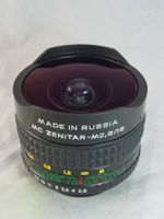 SommerAktion Zenitar Fisheye MC 16mm f2.8 M42 & Canon EF #h1